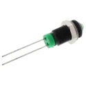 RS PRO Green Panel Mount Indicator 2V DC 20mA Lead Termination Prominent Bezel 208-835