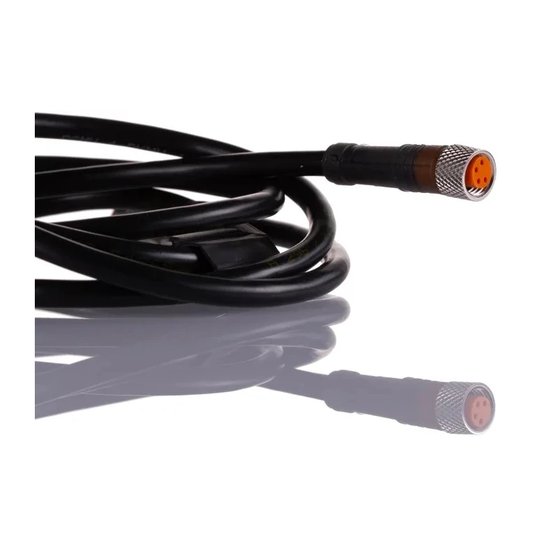 Lumberg Automation Sensor Actuator Cable Male 4 way Straight to Female 4 way Straight, Polyvinyl 4253 RSMV 4-RKMV 4-295/1 M