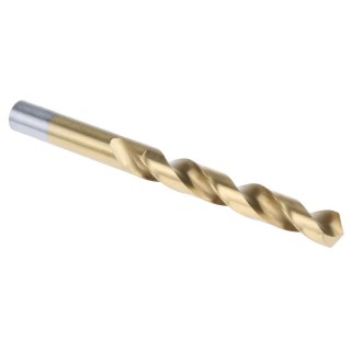 RS PRO High-Speed Steel Titanium Nitride Coated Jobber Drill Bit 13 mm Shank, 151 mm Overall Length, Right Cutting 213-540