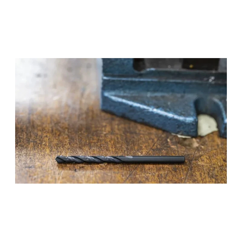 RS PRO High-Speed Steel (HSS) Helical 4-Flute Cylindrical Shank Jobber Drill Bit Set 4mm Shank Size, 75mm Length, 10 213-067