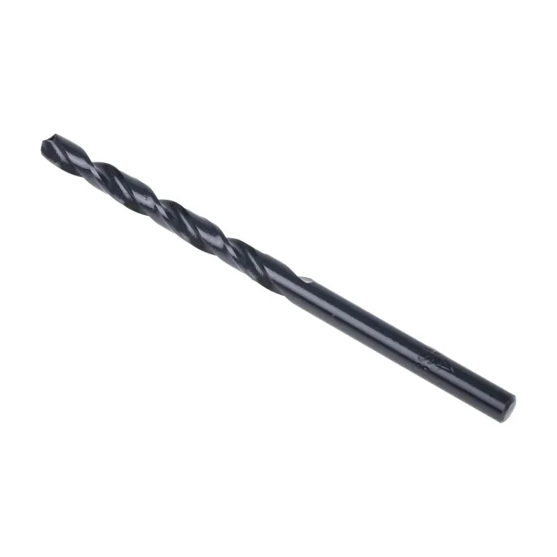 RS PRO High-Speed Steel (HSS) Helical 4-Flute Cylindrical Shank Jobber Drill Bit Set 4mm Shank Size, 75mm Length, 10 213-067