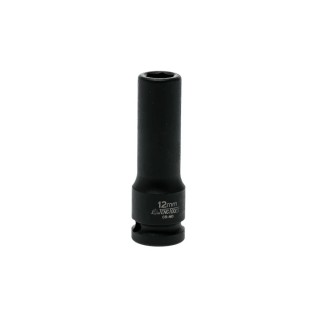 Teng Tools 12 mm 12.7 mm Drive Impact Socket, Black Phosphate Finish, Chrome Molybdenum Steel, 20mm Length 920612N