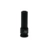 Teng Tools 12 mm 12.7 mm Drive Impact Socket, Black Phosphate Finish, Chrome Molybdenum Steel, 20mm Length 920612N