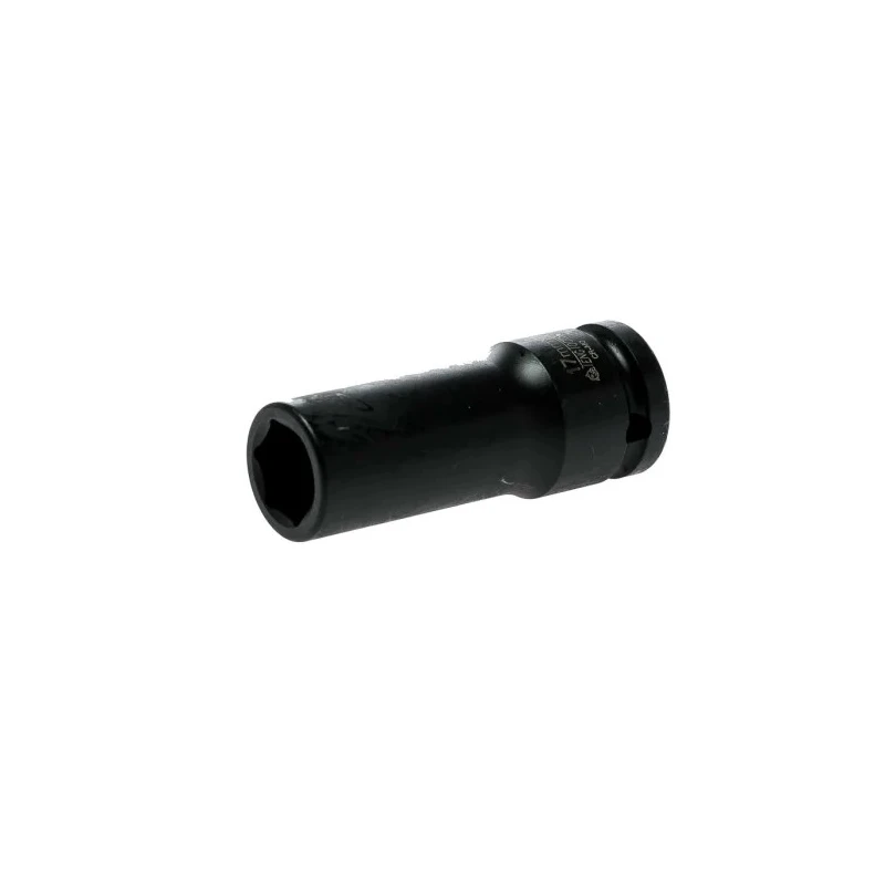 Teng Tools Impact Socket 17 mm 12.7 mm Drive, Hexagon, Chrome Molybdenum Steel, Black Phosphate Finish 920617N