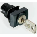 Schneider Electric Harmony XB6 2-position Latching Key Switch Head, Ronis Key Type, 16 mm Cutout ZB6DGB