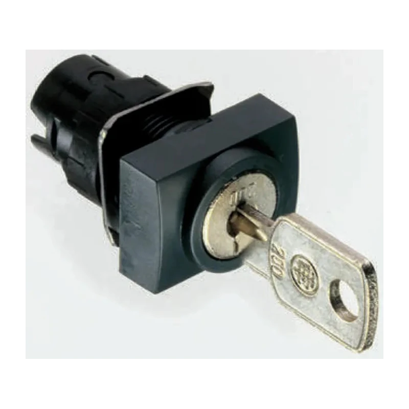 Schneider Electric Harmony XB6 2-position Latching Key Switch Head, Ronis Key Type, 16 mm Cutout ZB6DGB