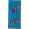 Bott Steel Wall Mount Tool Panel 990mm Width 457mm Height Blue Epoxy Powder Coat 14025128.11