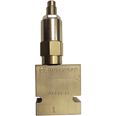 HydraForce Hydraulic Relief Valve In Line Mount Mounting BSP SAE 3/8 in 344 bar RV10-26A-3B-N-4