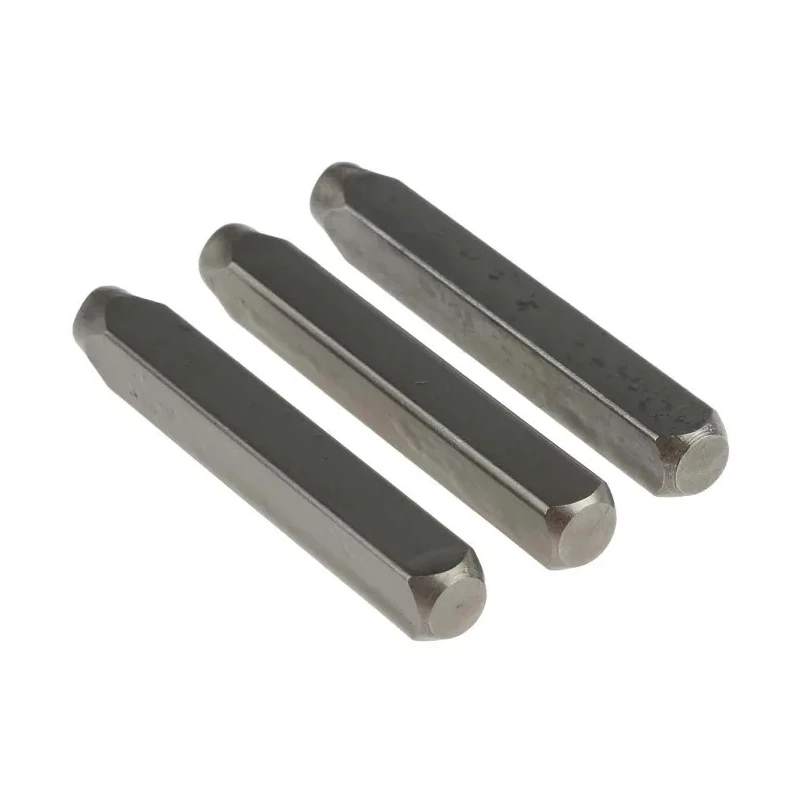 RS PRO Engraving Punch Set 6 mm Character Height, 9 Pieces, Punch Length 64 mm, Punch Width 8.8 mm, Model 251-788
