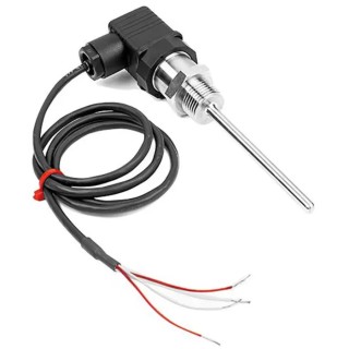 RS PRO PT100 RTD Sensor 6 mm Diameter, 100 mm Probe Length, 3 Wire, Class A Accuracy, Max 250 °C PT100