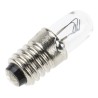 RS PRO Indicator Light Clear 12V 83mA 10000h E5 T1 1/2 Lamp 5.7mm Diameter 17.5mm Length 104-581