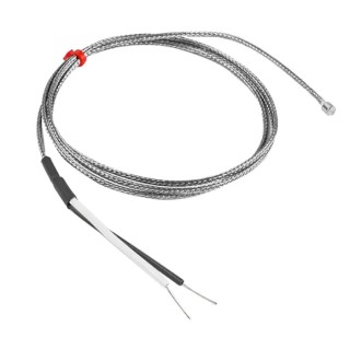 RS PRO Grounded Junction Type J Brake Pad Temperature Sensor 6 mm Diameter, 4 mm Length, 1 m Cable Length, 400 °C 200-0602
