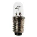 RS PRO Indicator Light Clear 14V 50mA 10000h E5 Base T1 1/2 3lm 5.7mm Diameter 17.5mm Length 104-597