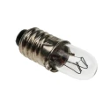 RS PRO Indicator Light Clear 14V 50mA 10000h E5 Base T1 1/2 3lm 5.7mm Diameter 17.5mm Length 104-597
