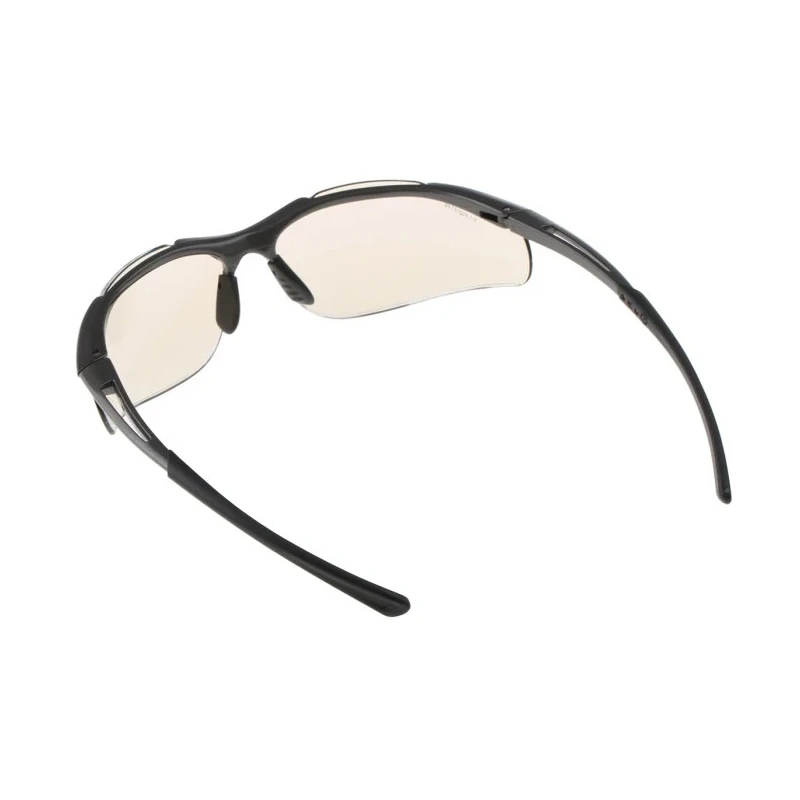 Bolle Safety CONTOUR II Safety Glasses Anti-Scratch Anti-Fog Brown Polycarbonate Lens Nylon Frame CONTESP