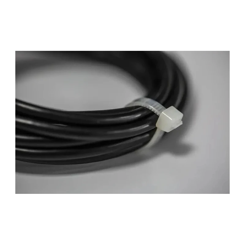 RS PRO Cable Tie Non-Releasable, Natural Polyamide 66, 190 mm x 4.8 mm, Flame Retardant, UL 94 V-2, Model 178-484