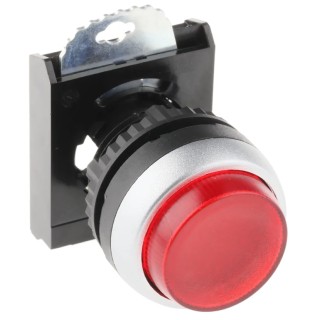 BACO Red Stay Put Push Button Head 22 mm Cutout IP66 L21CK10