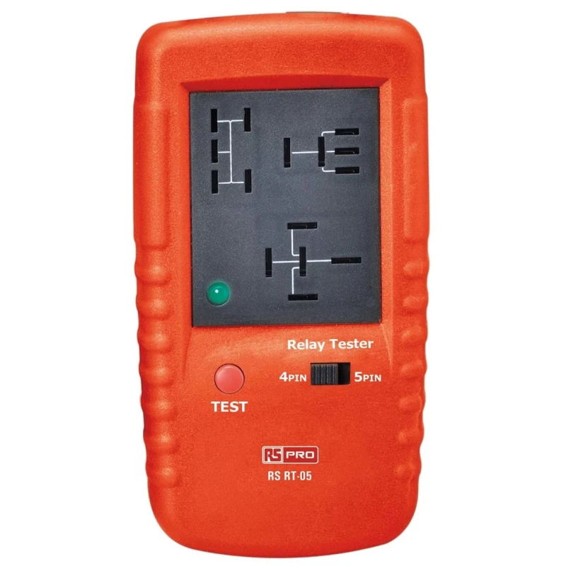 RS PRO Automotive Relay Tester Battery Powered CE Certified Auto Test 200-3705