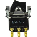 TE Connectivity DPST Latching On-None-On Rocker Switch Panel, Aluminium Housing, 6A 28Vdc/250Vac FLN29BLACK04
