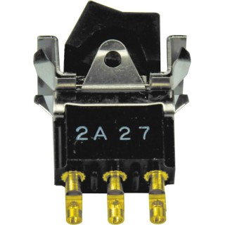 TE Connectivity DPST Latching On-None-On Rocker Switch Panel, Aluminium Housing, 6A 28Vdc/250Vac FLN29BLACK04