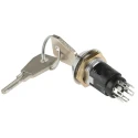 Lorlin Key Switch, Double Pole Double Throw (DPDT) 1A 24V DC / 240V AC, 2-Way Random-Key SRL5MD2