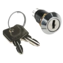 Lorlin Key Switch, Double Pole Double Throw (DPDT) 1A 24V DC / 240V AC, 2-Way Random-Key SRL5MD2