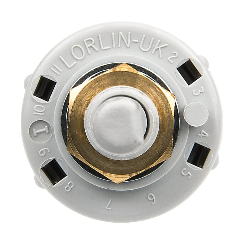 Lorlin 12 Position SPST Rotary Switch 150mA 250V AC/DC Polyamide Housing Panel Mount CK1024