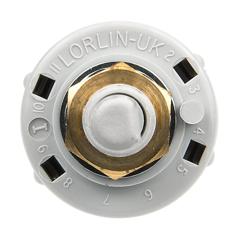 Lorlin 12 Position SPST Rotary Switch 150mA 250V AC/DC Polyamide Housing Panel Mount CK1024
