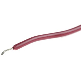 Alpha Wire 3070 Series Red Hook Up Wire 24 AWG Copper Conductor 7x0.20mm Strands 30m 600V UL1015 Flame Retardant 3070 RD005