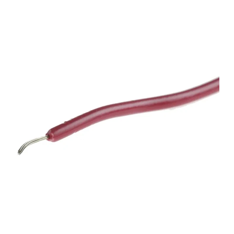 Alpha Wire 3070 Series Red Hook Up Wire 24 AWG Copper Conductor 7x0.20mm Strands 30m 600V UL1015 Flame Retardant 3070 RD005