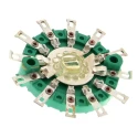 NSF Rotary Switch Wafer Industrial Equipment 25.4mm Diameter 5 Positions 2 Contacts 300V ac/dc 457847MA