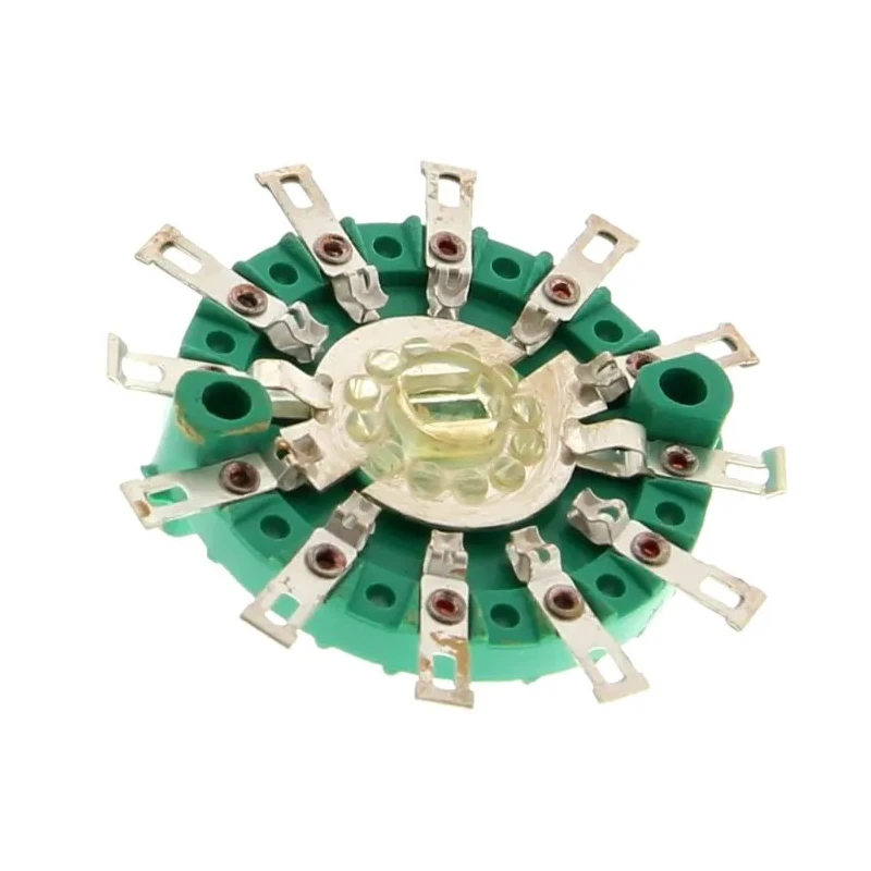 NSF Rotary Switch Wafer Industrial Equipment 25.4mm Diameter 5 Positions 2 Contacts 300V ac/dc 457847MA