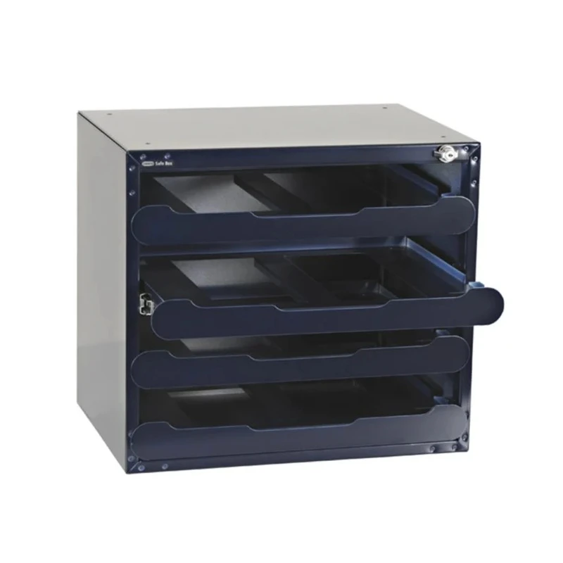 Raaco Blue 4 Cell Polycarbonate, Polypropylene, Steel Compartment Box 403 mm x 451 mm x 330 mm 139328