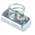 Unistrut Channel Nut M10 Stainless Steel Spring Type Electro Galvanised P 4008 M10