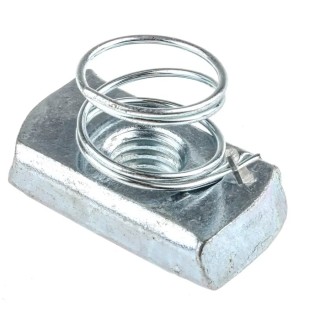 Unistrut Channel Nut M10 Stainless Steel Spring Type Electro Galvanised P 4008 M10