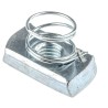 Unistrut Channel Nut M10 Stainless Steel Spring Type Electro Galvanised P 4008 M10