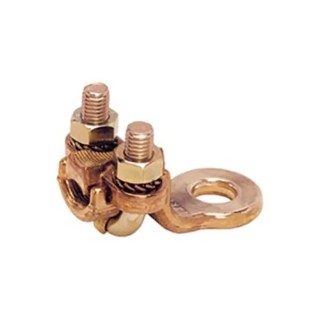 MECATRACTION Brass Lightning Earth Clamp Max Conductor Size 300 mm² C5-1BR921