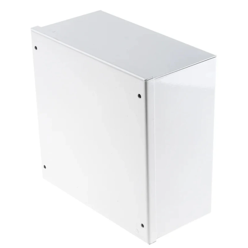 RS PRO Grey Cold Rolled Steel Instrument Case 100 mm x 200 mm x 200 mm 232-197