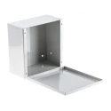 RS PRO Grey Cold Rolled Steel Instrument Case 100 mm x 200 mm x 200 mm 232-197