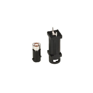 Bulgin 10A 250V ac Polyester Body Vertical PCB Mount Fuse Holder 1P-Pole for 5 x 20 mm FX0456