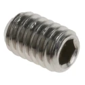 RS PRO Stainless Steel M4 x 6 mm Grub Screw Plain Cup 137-758