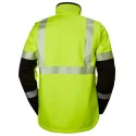 Helly Hansen Unisex Hi Vis Softshell Jacket White Black Yellow Green XL ICU 74272_369-XL