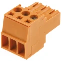 Weidmüller BL Series Pluggable Terminal Block 3-Contact 3.5 mm Pitch 1 Row 320V 17A 1597370000