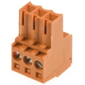 Weidmüller BL Series Pluggable Terminal Block 3-Contact 3.5 mm Pitch 1 Row 320V 17A 1597370000