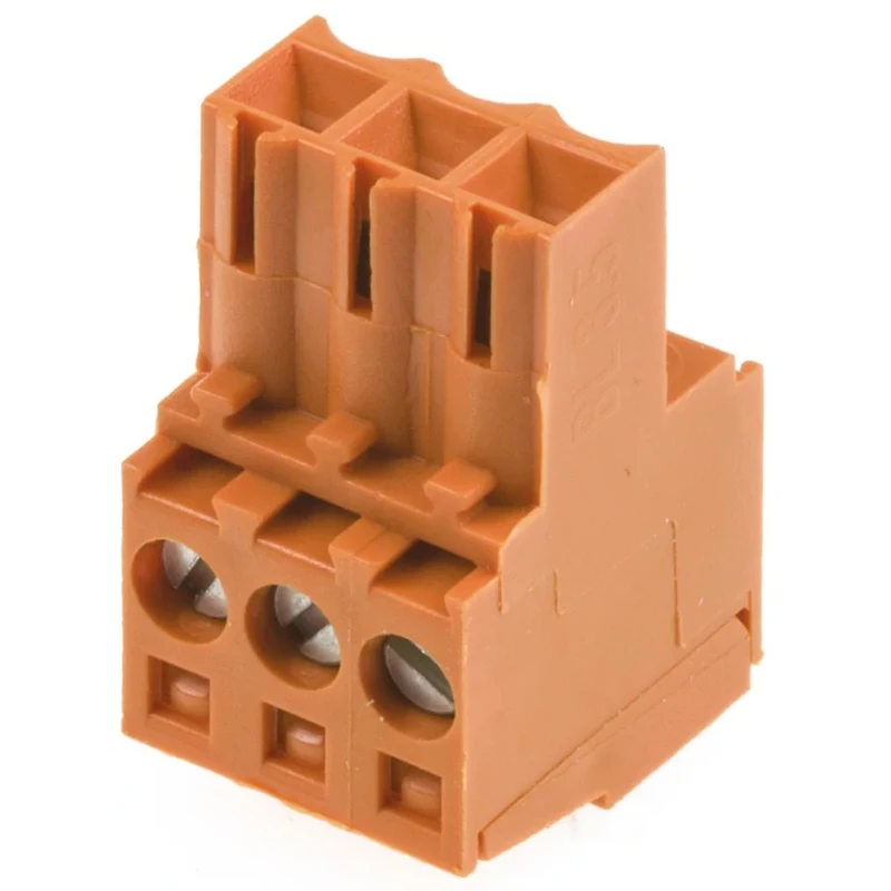 Weidmüller BL Series Pluggable Terminal Block 3-Contact 3.5 mm Pitch 1 Row 320V 17A 1597370000