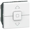 Legrand White Roller Shutter Switch 6A MOSAIC Series 0 770 25