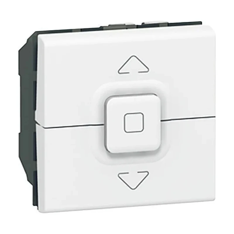 Legrand White Roller Shutter Switch 6A MOSAIC Series 0 770 25