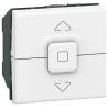 Legrand White Roller Shutter Switch 6A MOSAIC Series 0 770 25