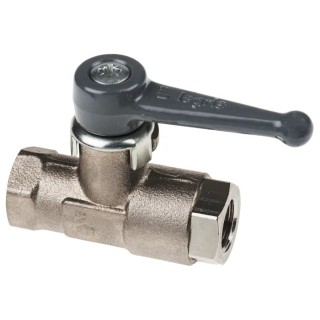 Legris Brass Threaded 2-Way BSPP Ball Valve 0402 07 13
