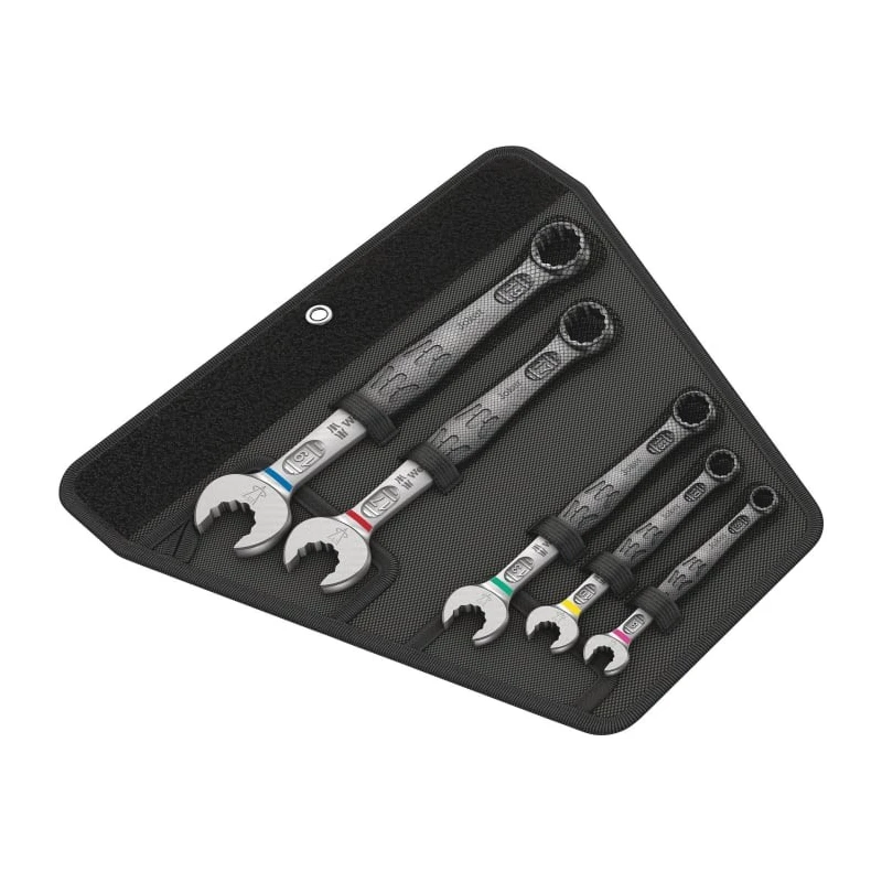 Wera 5-Piece Combination Ring Spanner Set 8 To 19 mm Chrome Molybdenum Steel 05020230001
